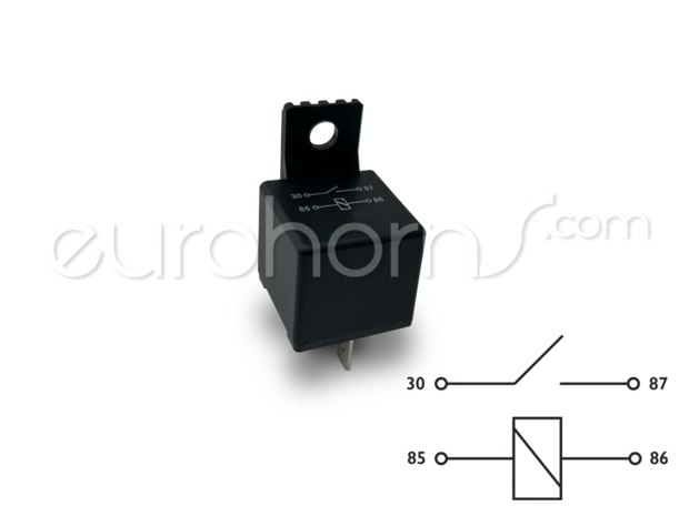 Relais 12v 4-pin