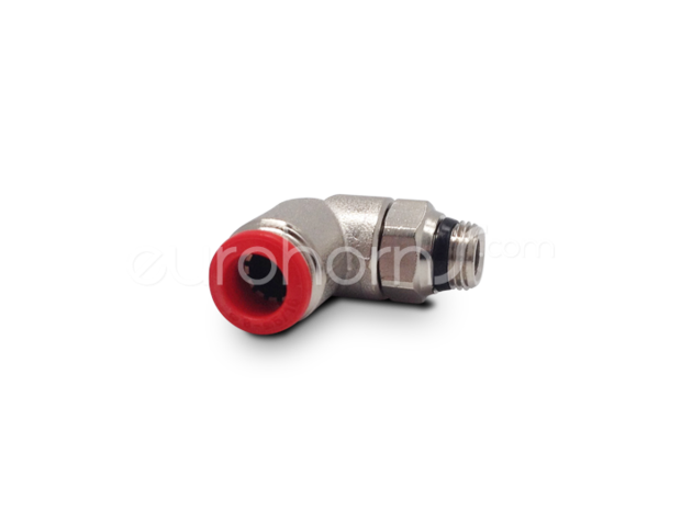 8mm Angle push to connect coupling for 1/8 NPT or BSP